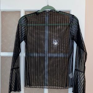 OAK + FORT mesh black top